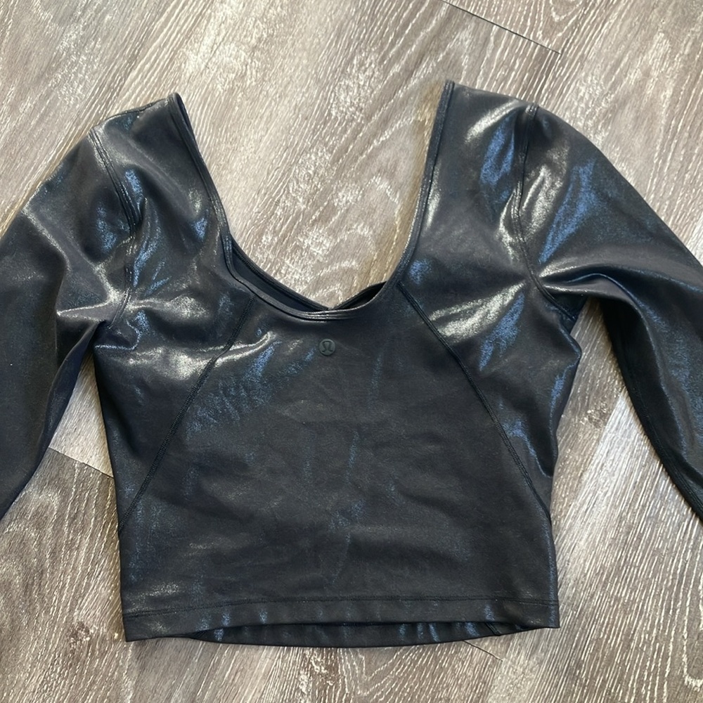 lululemon athletica Align Long Sleeve Shirt Shine Radiate Foil Print - Picture 13 of 15
